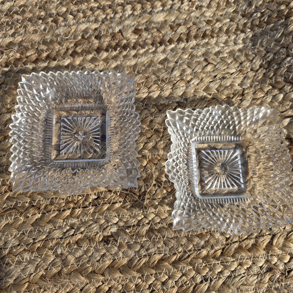 Elegant Square Glass Coasters